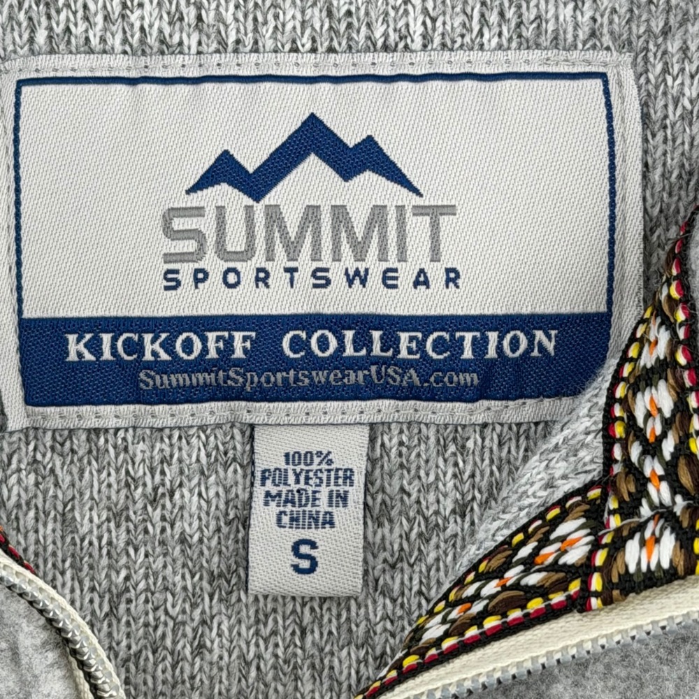 NWOT Summit SportS Tennessee Vols 1/4 Zip Sweatshirt Wm Small Copped Pocket - Picture 6 of 13